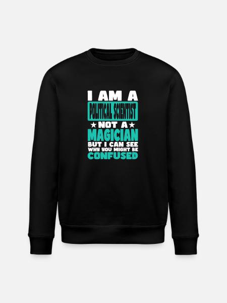 Political Scientist - Stanley/Stella ROLLER Unisex Organic Sweatshirt - black