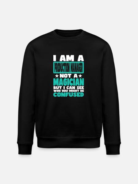 Production Manager - Stanley/Stella ROLLER Unisex Organic Sweatshirt - black