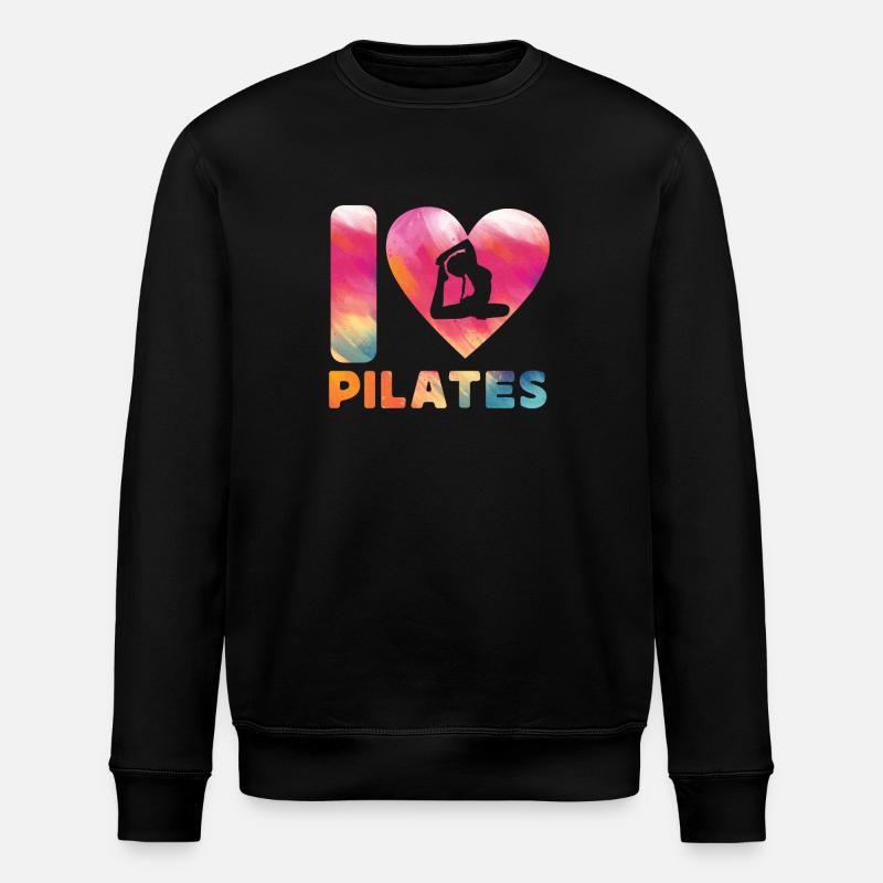 Instructeur de Pilates Enseignant Cœur - Sweat bio ROLLER Stanley/Stella Unisexe - noir