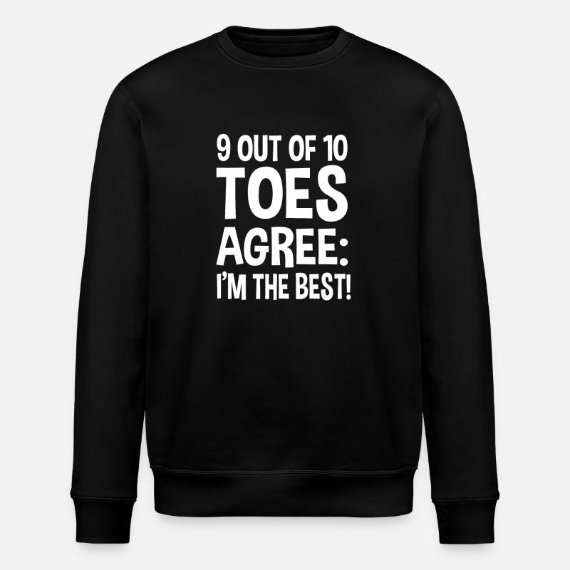 Zehenamputation - Stanley/Stella Unisex Bio-Sweatshirt ROLLER - Schwarz