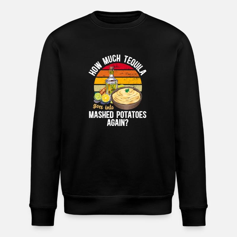 Mashed potatoes Mashed potatoes - Stanley/Stella ROLLER Unisex Organic Sweatshirt - black