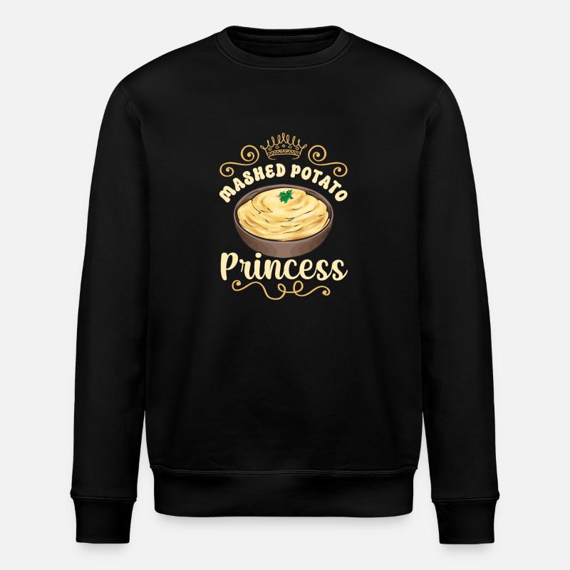 Mashed potatoes Mashed potatoes - Stanley/Stella ROLLER Unisex Organic Sweatshirt - black