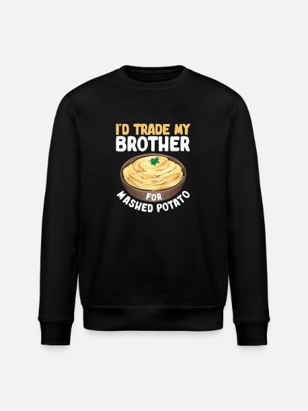 Mashed potatoes Mashed potatoes - Stanley/Stella ROLLER Unisex Organic Sweatshirt - black