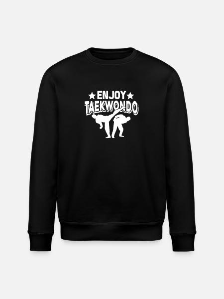 Taekwondo Enjoy Taekwondo - Stanley/Stella ROLLER Unisex Organic Sweatshirt - black