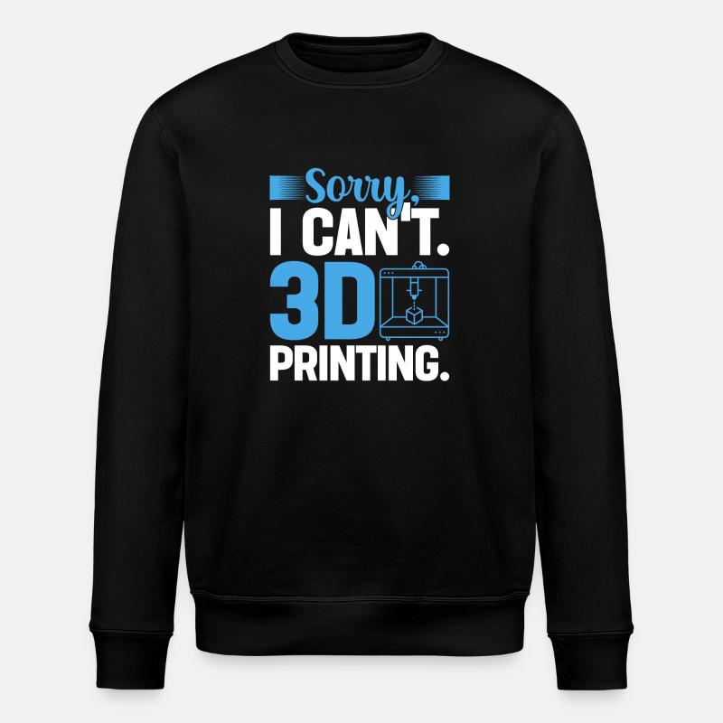 Imprimante 3D Impression 3D - Sweat bio ROLLER Stanley/Stella Unisexe - noir