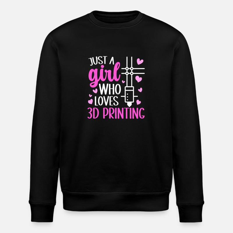 Imprimante 3D Impression 3D - Sweat bio ROLLER Stanley/Stella Unisexe - noir