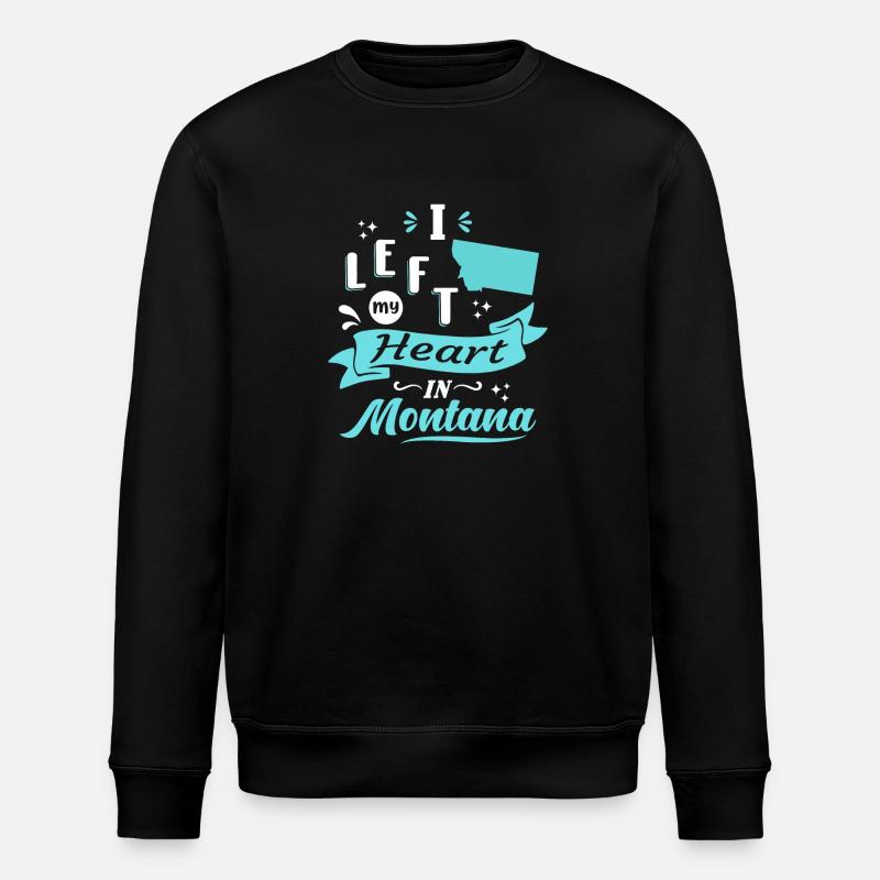 Montana Souvenir Amour - Sweat bio ROLLER Stanley/Stella Unisexe - noir