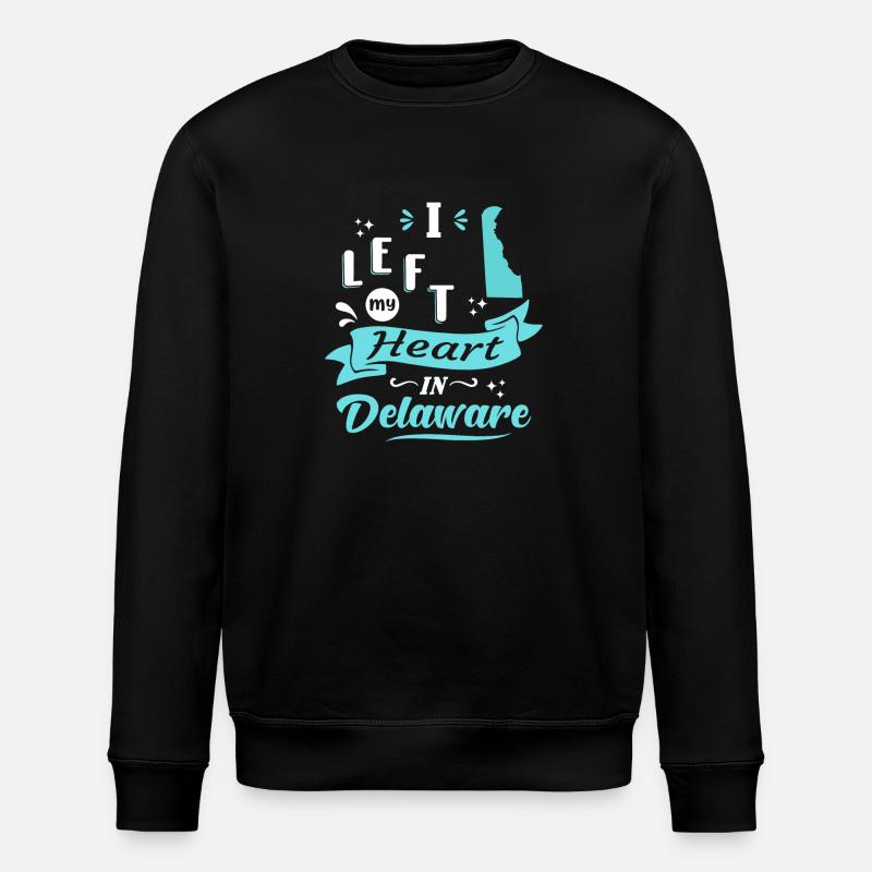Delaware Souvenir amour - Sweat bio ROLLER Stanley/Stella Unisexe - noir