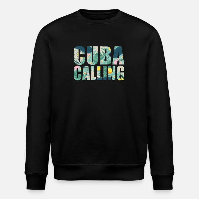 Cuba Souvenir Vacances Cuba Calling - Sweat bio ROLLER Stanley/Stella Unisexe - noir
