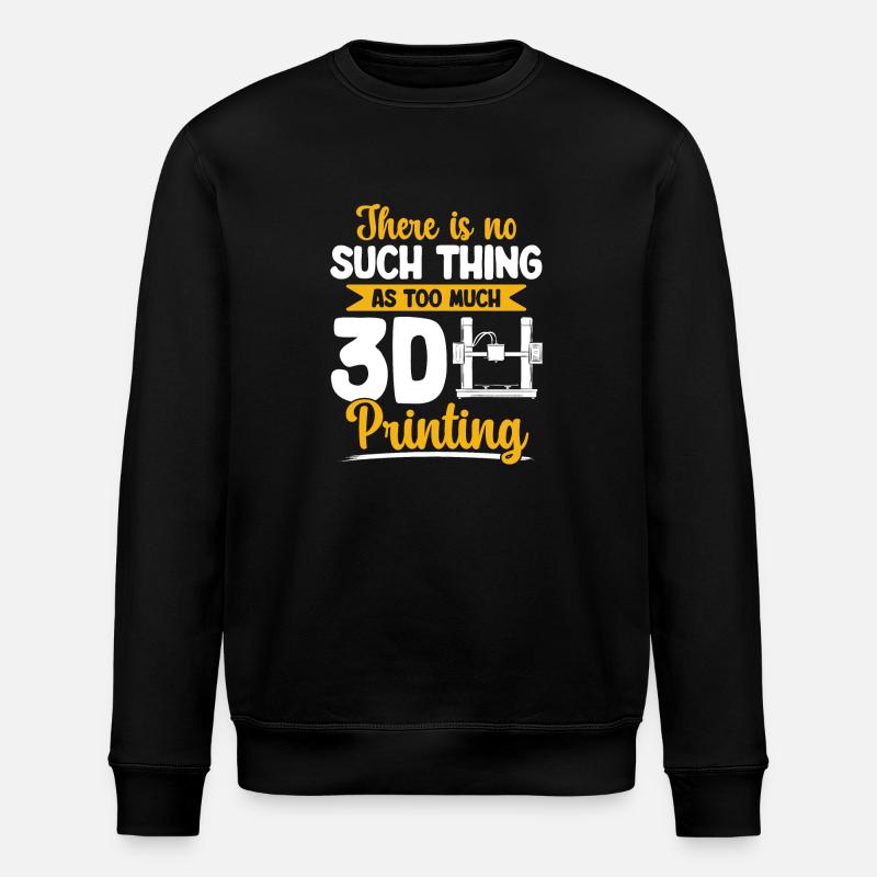 Imprimante 3D Impression 3D - Sweat bio ROLLER Stanley/Stella Unisexe - noir