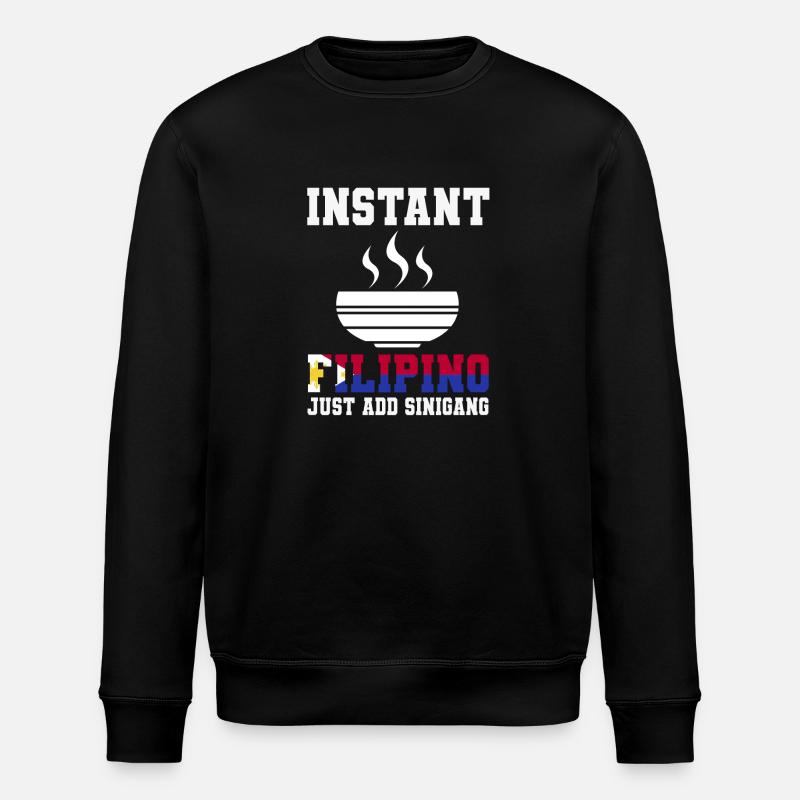 Drôle philippin Sinigang T-shirt - Sweat bio ROLLER Stanley/Stella Unisexe - noir