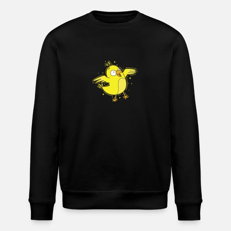 Canary dancing - Stanley/Stella ROLLER Unisex Organic Sweatshirt - black