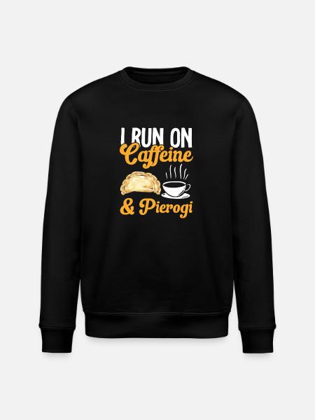Polnisches Essen Pierogi - Stanley/Stella Unisex Bio-Sweatshirt ROLLER - Schwarz