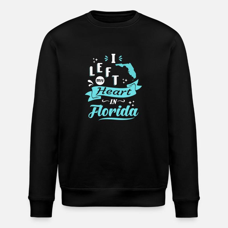 Souvenir de Floride Amour - Sweat bio ROLLER Stanley/Stella Unisexe - noir