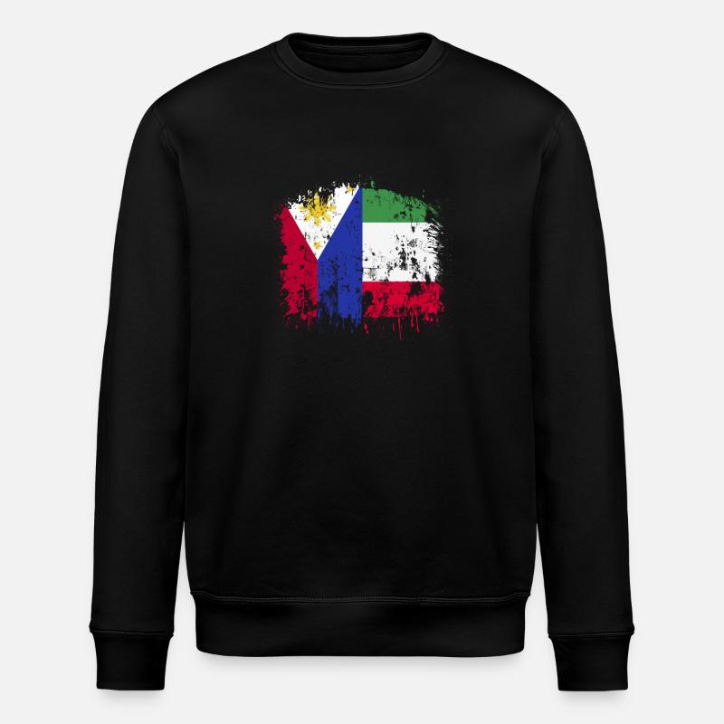 Drapeau des Philippines Italie - Sweat bio ROLLER Stanley/Stella Unisexe - noir