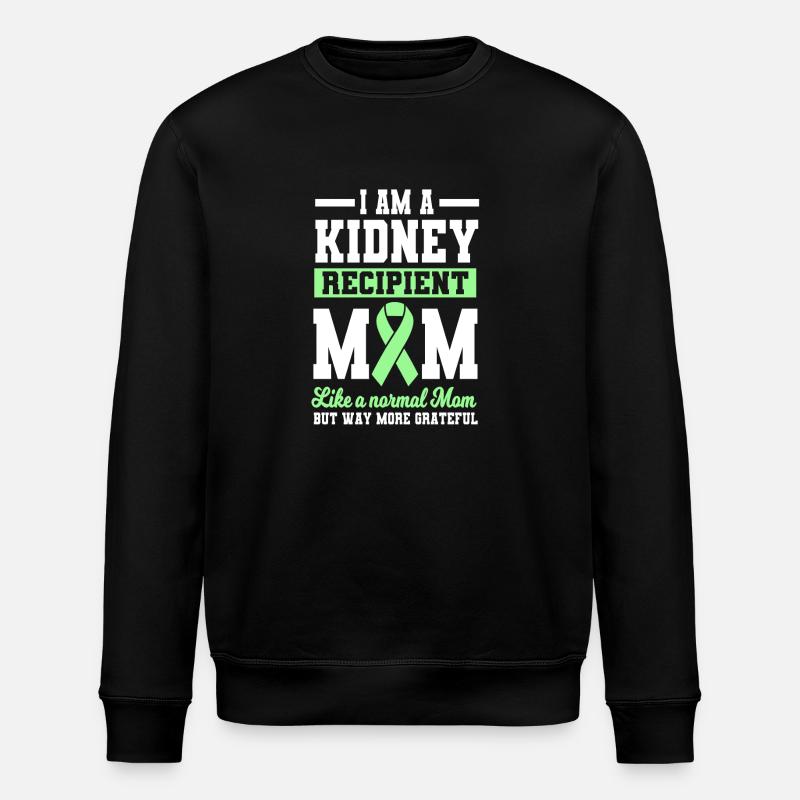 Maman receveuse d’un rein - Sweat bio ROLLER Stanley/Stella Unisexe - noir