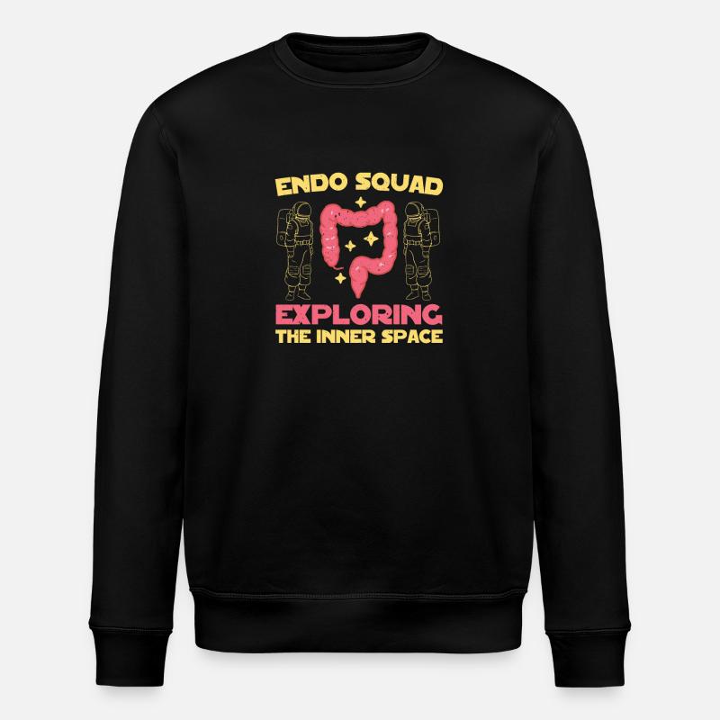 Endo Squad Endoscopy - Stanley/Stella ROLLER Unisex Organic Sweatshirt - black