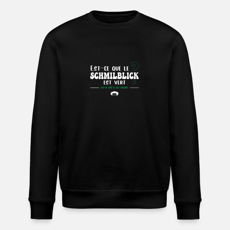 Is Schmilblick green? Miller - Stanley/Stella ROLLER Unisex Organic Sweatshirt - black