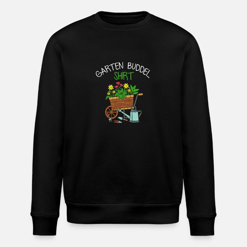 Jardin Buddel - Sweat bio ROLLER Stanley/Stella Unisexe - noir