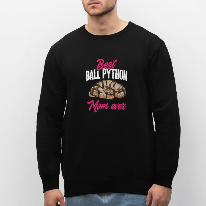Ball Python Schlange Königspython Stanley/Stella Unisex Bio-Sweatshirt ROLLER