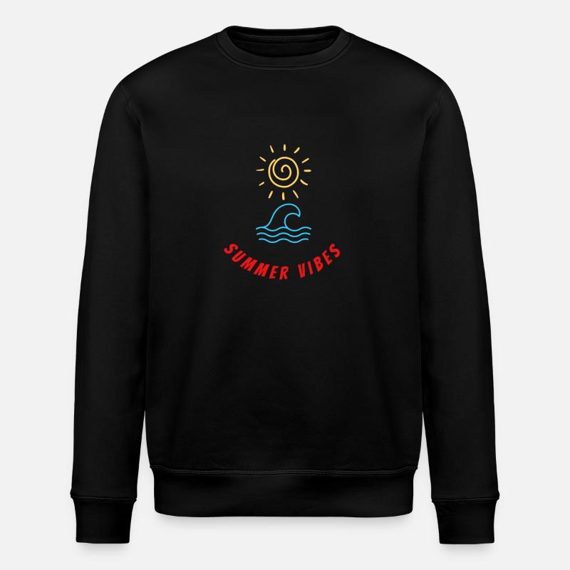 Summer Vibes - Stanley/Stella Unisex Bio-Sweatshirt ROLLER - Schwarz