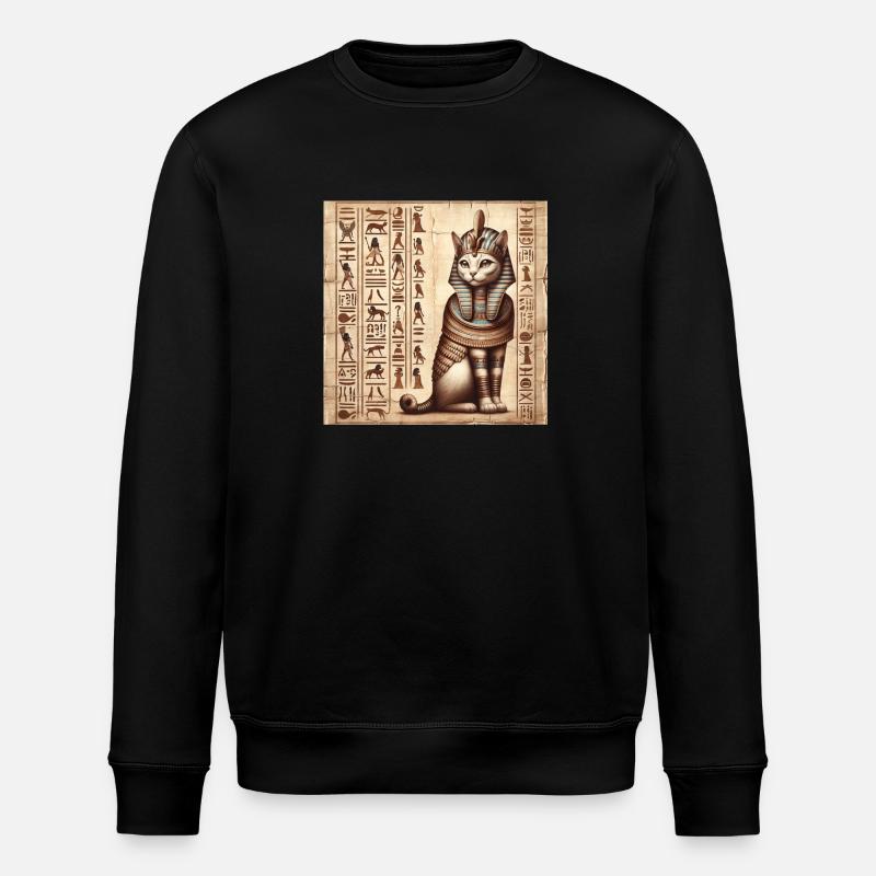 Pharaon Papyrus Scroll Désert Rétro - Sweat bio ROLLER Stanley/Stella Unisexe - noir