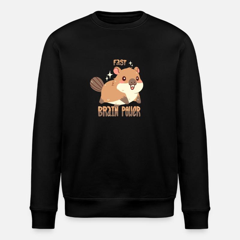 Puissance cérébrale rapide - Sweat bio ROLLER Stanley/Stella Unisexe - noir