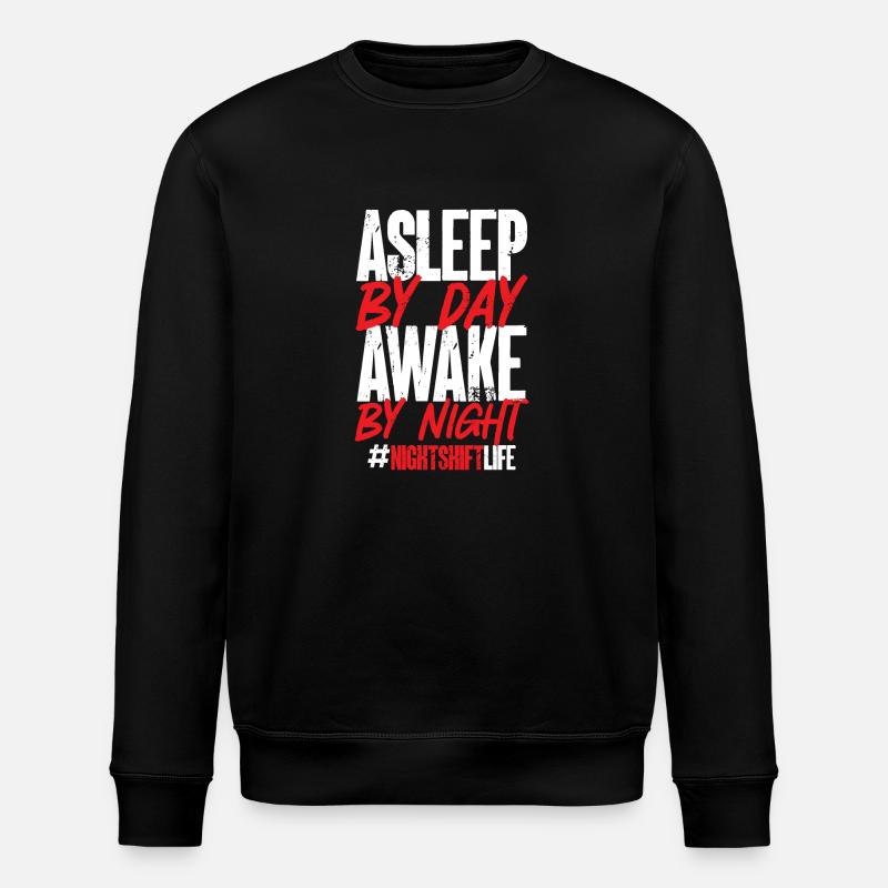 Infirmière de nuit - Sweat bio ROLLER Stanley/Stella Unisexe - noir