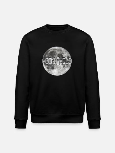 Moon Child - Stanley/Stella ROLLER Unisex Organic Sweatshirt - black