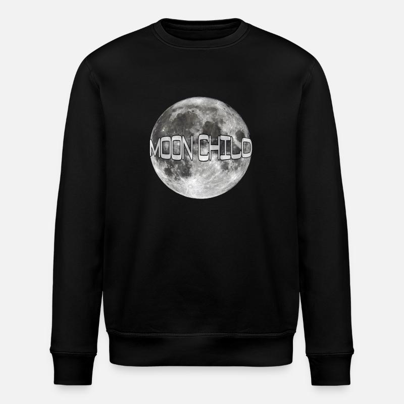 Enfant de la lune - Sweat bio ROLLER Stanley/Stella Unisexe - noir