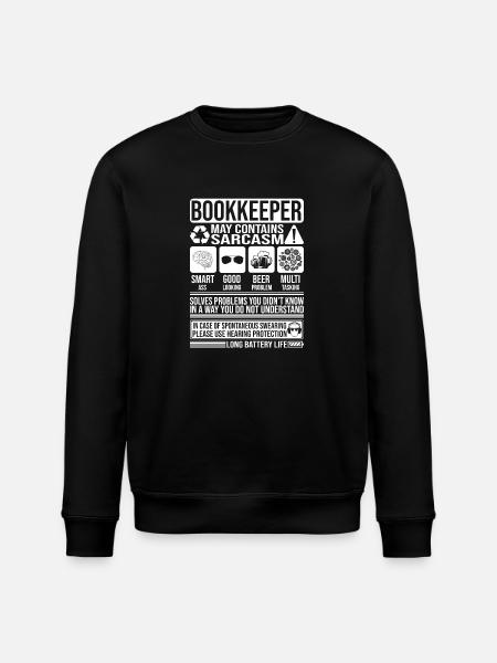 Comptable Sarcasme drôle Cadeau Comptable - Sweat bio ROLLER Stanley/Stella Unisexe - noir