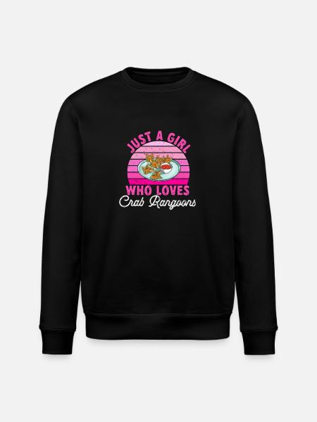 Krabben Rangoon Crab Rangoon - Stanley/Stella ROLLER Unisex Organic Sweatshirt - black
