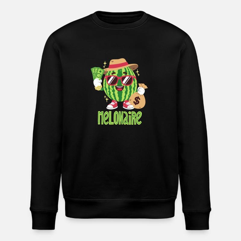 Melon Millionnaire - Sweat bio ROLLER Stanley/Stella Unisexe - noir