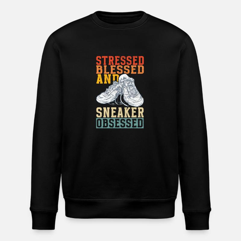 Sneakerhead Sneaker Collector - Stanley/Stella ROLLER Unisex Organic Sweatshirt - black