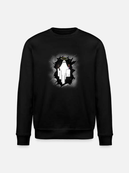 Minuit Saint- Fantôme Halloween Effrayant - Sweat bio ROLLER Stanley/Stella Unisexe - noir