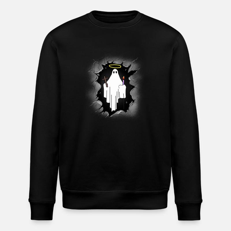 Minuit Saint- Fantôme Halloween Effrayant - Sweat bio ROLLER Stanley/Stella Unisexe - noir
