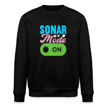 Meeresbiologie Meeresbiologe - Stanley/Stella Unisex Bio-Sweatshirt ROLLER - Schwarz - Vorne - Nik (191cm)