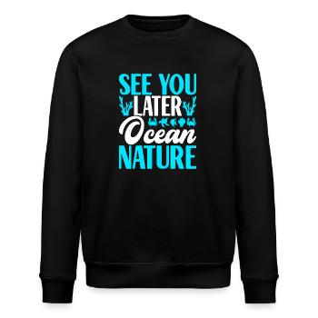 Meeresbiologie Meeresbiologe - Stanley/Stella Unisex Bio-Sweatshirt ROLLER - Schwarz - Vorne - Nik (191cm)