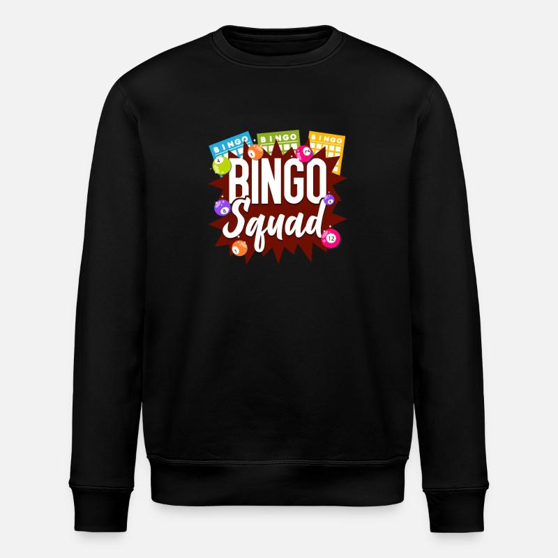 Bingo Player Bingo Squad - Stanley/Stella ROLLER Unisex Organic Sweatshirt - black