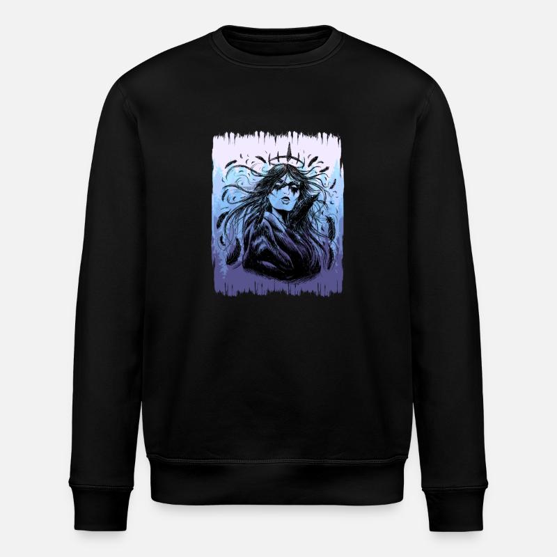 Chaman, Nature, Forêt, GuerrierChaman - Sweat bio ROLLER Stanley/Stella Unisexe - noir