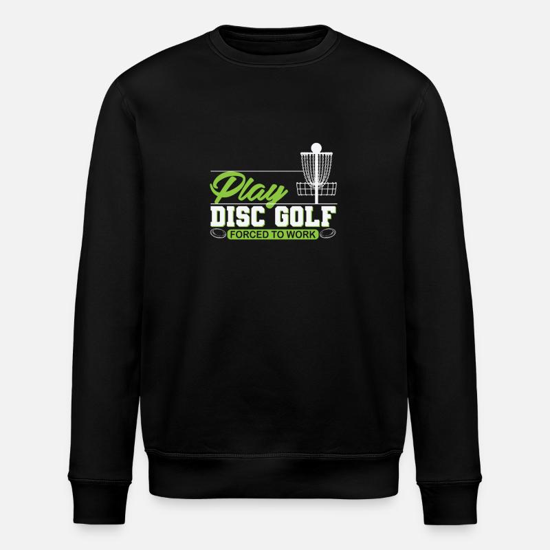 Play Disc Golf - Stanley/Stella ROLLER Unisex Organic Sweatshirt - black