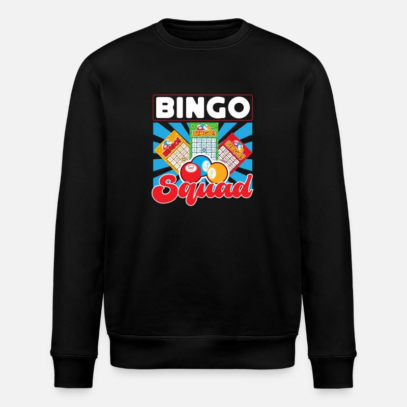 Bingo Player Bingo Squad - Stanley/Stella ROLLER Unisex Organic Sweatshirt - black