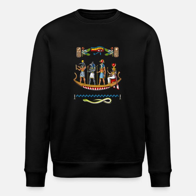 Mythologie égyptienne ancienne Dieux - Sweat bio ROLLER Stanley/Stella Unisexe - noir
