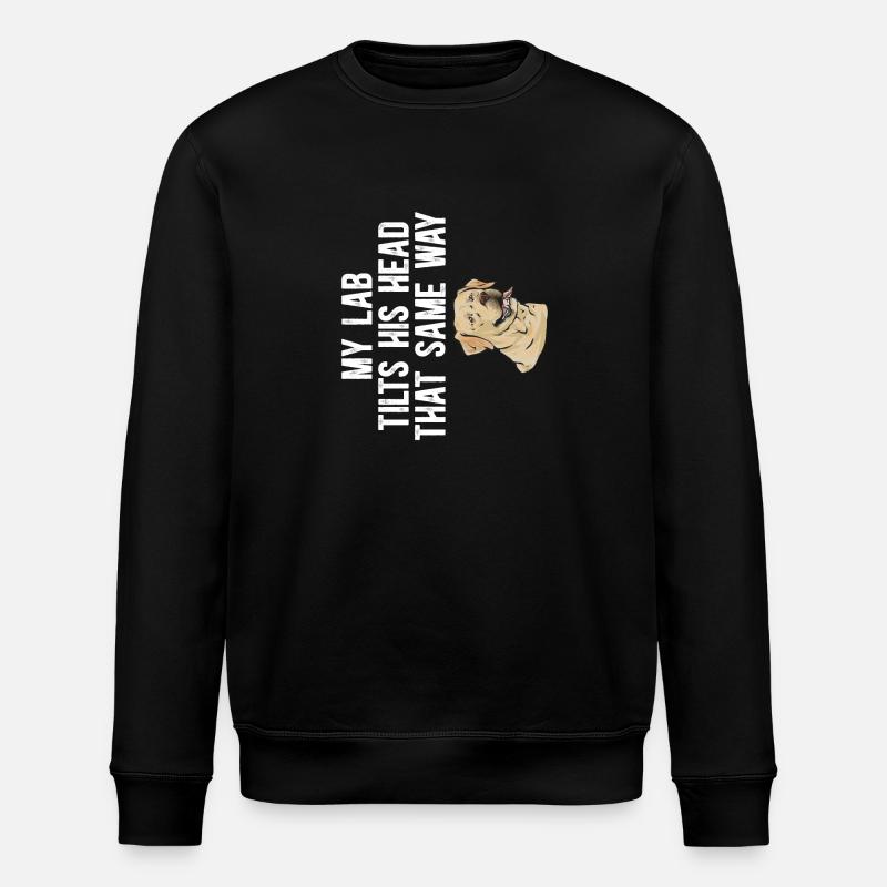 Labrador Retriever jaune - Sweat bio ROLLER Stanley/Stella Unisexe - noir
