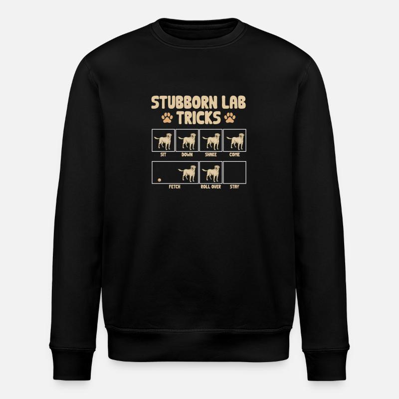 Labrador Retriever jaune - Sweat bio ROLLER Stanley/Stella Unisexe - noir