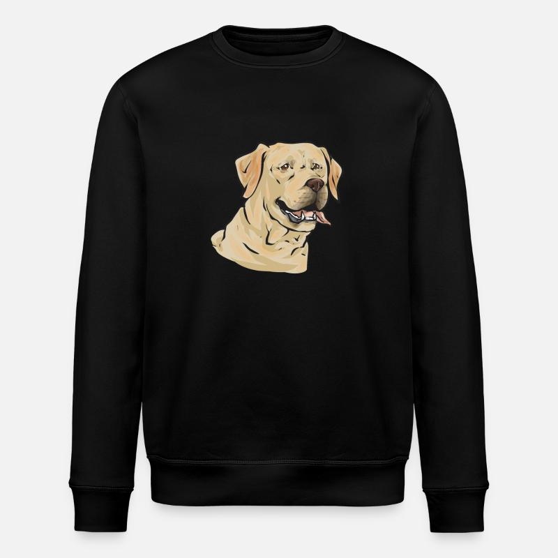 Labrador Retriever jaune - Sweat bio ROLLER Stanley/Stella Unisexe - noir