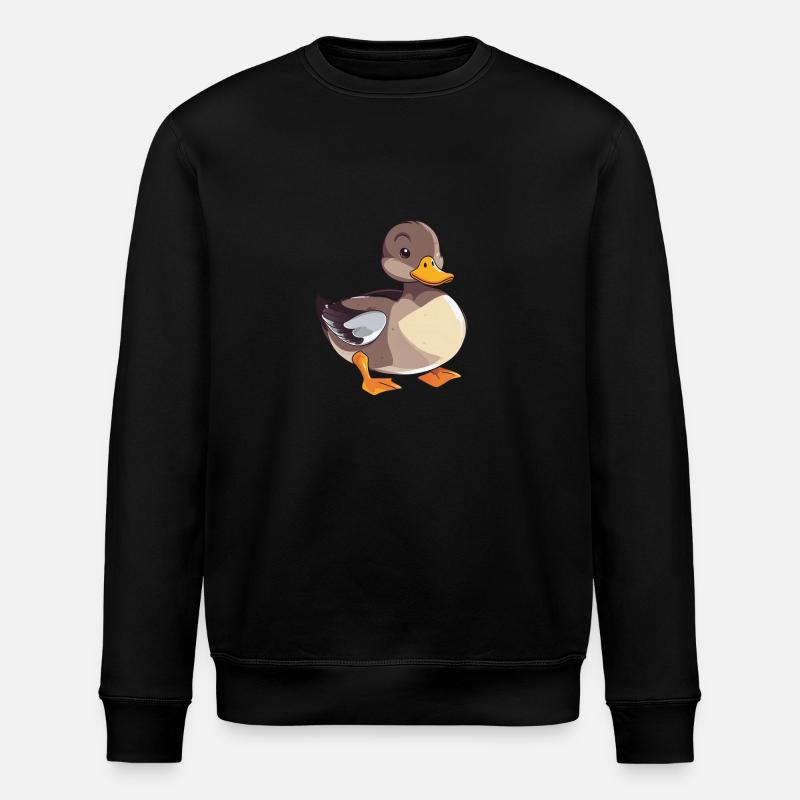 Mignon bébé canard - Sweat bio ROLLER Stanley/Stella Unisexe - noir