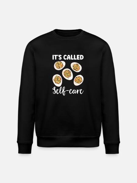 Stuffed Eggs Deviled Eggs - Stanley/Stella ROLLER Unisex Organic Sweatshirt - black