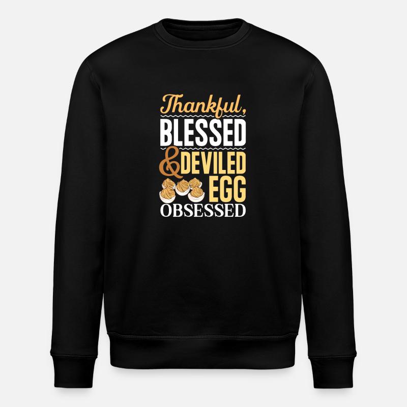 Oeufs farcis Oeufs farcis - Sweat bio ROLLER Stanley/Stella Unisexe - noir