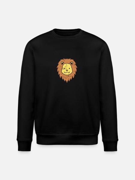 Africa Lion Predator King - Stanley/Stella ROLLER Unisex Organic Sweatshirt - black